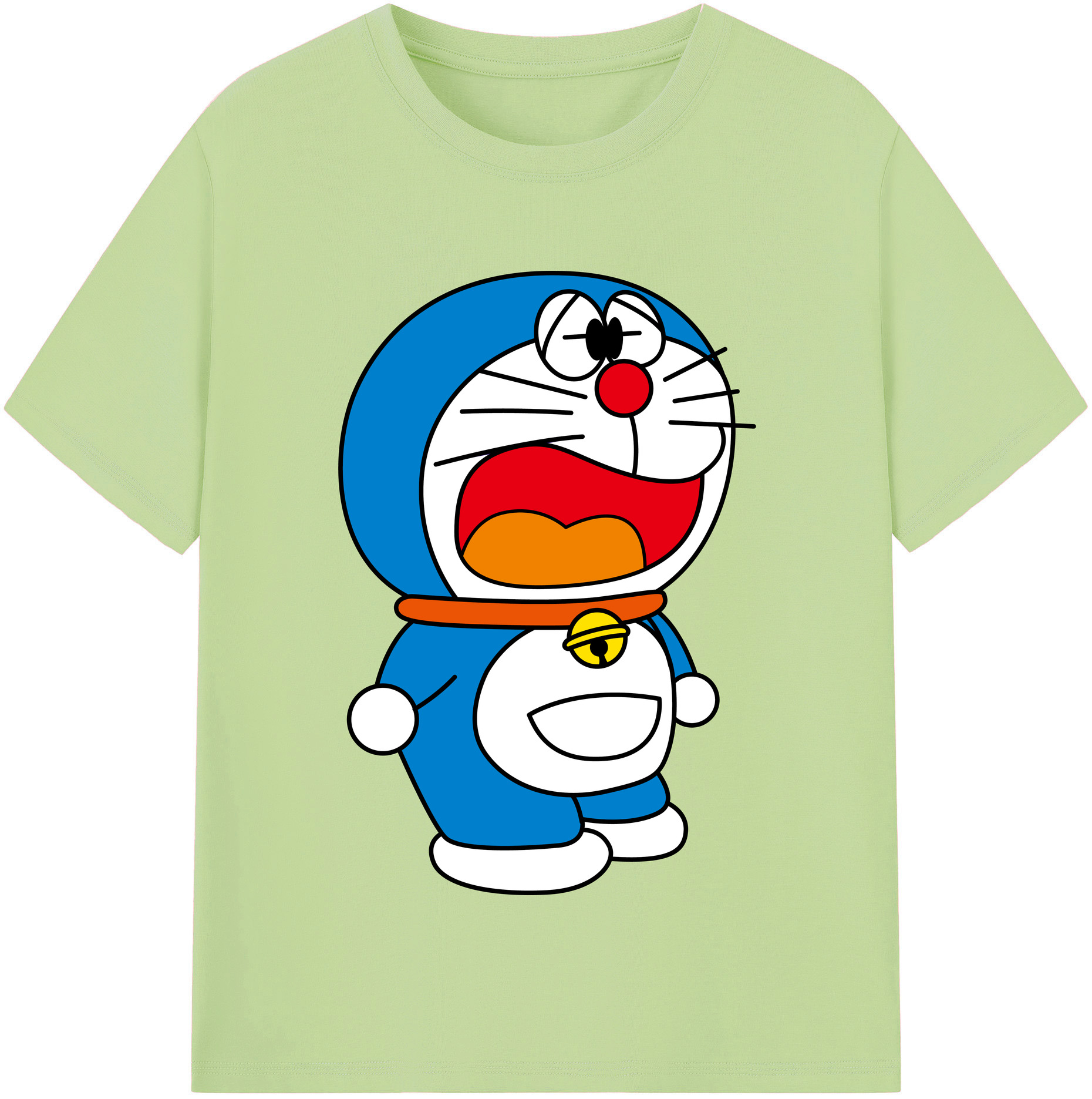 （画像用） ドラえもん Doraemon 綿100％半袖Tシャツ（フロントプリント）